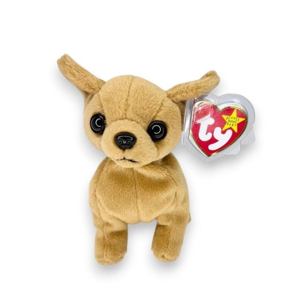 Tiny the Chihuahua | Pocket-Sized Pup | Mint Heart Tag TY Beanie Baby